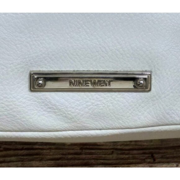 Nine West Coquette Mini Small Crossbody White with Front Bow Adjustable Straps - Picture 3 of 10